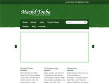 Tablet Screenshot of masjidtooba.co.uk